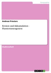 Cover von Erosion und Akkumulation - Flussterrassengenese
