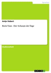 Cover von Boris Vian - Der Schaum der Tage