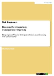 Cover von Balanced Scorecard und Managementvergütung