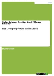 Cover von Der Gruppenprozess in der Klasse
