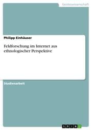 Cover von Feldforschung im Internet aus ethnologischer Perspektive
