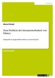 Cover von Zum Problem der Interpretierbarkeit von Filmen