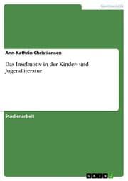 Cover von Das Inselmotiv in der Kinder- und Jugendliteratur
