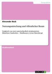 Cover von Nutzungsmischung und öffentlicher Raum