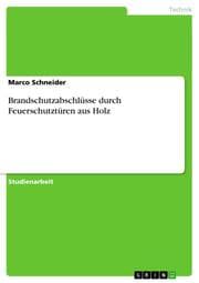 Cover von Brandschutzabschlüsse durch Feuerschutztüren aus Holz