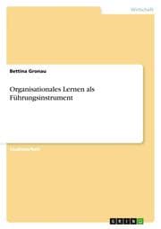 Cover von Organisationales Lernen als Führungsinstrument