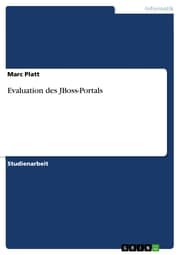 Cover von Evaluation des JBoss-Portals