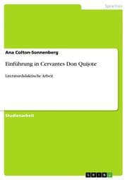 Cover von Einführung in Cervantes Don Quijote