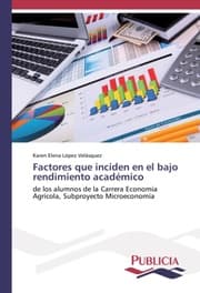 Cover von Factores que inciden en el bajo rendimiento académico