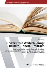 Cover von Universitäre Weiterbildung: gestern - heute - morgen