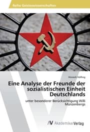 Cover von Eine Analyse der Freunde der sozialistischen Einheit Deutschlands