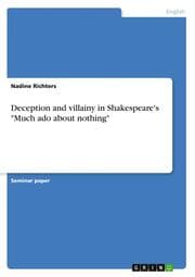 Cover von Deception and villainy in Shakespeare's 'Much ado about nothing'
