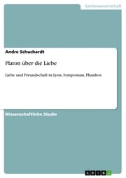 Cover von Platon über die Liebe
