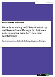 Cover von Formularsammlung und Diskussionsbeitrag zu Diagnostik und Therapie bei Patienten mit chronischer Lyme-Borreliose und Koinfektionen