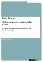 Cover von Die Fortsetzung der bonifatianischen Reform