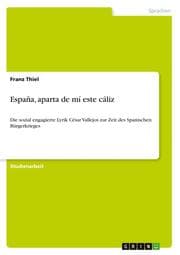 Cover von España, aparta de mí este cáliz