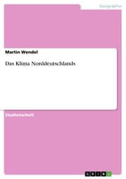 Cover von Das Klima Norddeutschlands