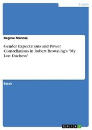 Cover von Gender Expectations and Power Constellations in Robert Browning's 'My Last Duchess'