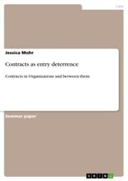 Cover von Contracts as entry deterrence
