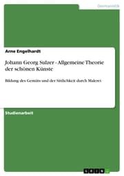 Cover von Johann Georg Sulzer - Allgemeine Theorie der schönen Künste