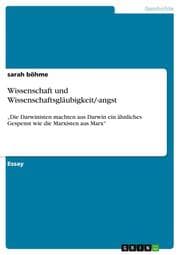Cover von Wissenschaft und Wissenschaftsgläubigkeit/-angst