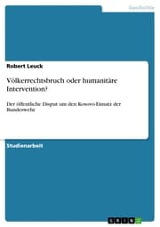 Cover von Völkerrechtsbruch oder humanitäre Intervention?