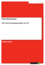 Cover von Die Entwicklungspolitik der EU