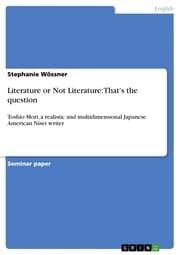 Cover von Literature or Not Literature: That's the question