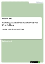 Cover von Marketing in der öffentlich verantworteten Weiterbildung