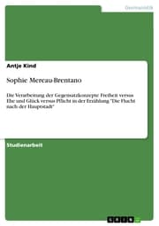 Cover von Sophie Mereau-Brentano