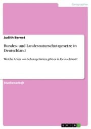 Cover von Bundes- und Landesnaturschutzgesetze in Deutschland