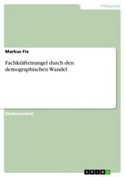 Cover von Fachkräftemangel durch den demographischen Wandel