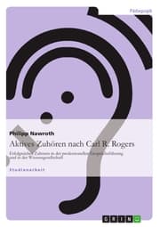 Cover von Aktives Zuhören nach Carl R. Rogers