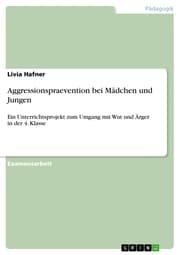 Cover von Aggressionspraevention bei Mädchen und Jungen