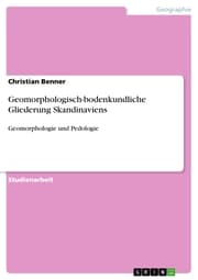 Cover von Geomorphologisch-bodenkundliche Gliederung Skandinaviens