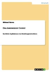 Cover von Das Assessment Center