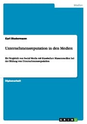 Cover von Unternehmensreputation in den Medien