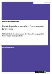 Cover von Kunde Jugendamt zwischen Erwartung und Bewertung