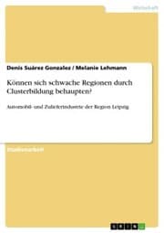 Cover von Können sich schwache Regionen durch Clusterbildung behaupten?