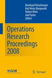 Cover von Operations Research Proceedings 2008