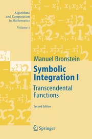 Cover von Symbolic Integration I