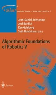 Cover von Algorithmic Foundations of Robotics V