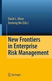 Cover von New Frontiers in Enterprise Risk Management