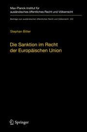 Cover von Die Sanktion im Recht der Europäischen Union