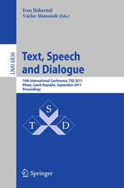 Cover von Text, Speech and Dialogue