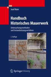 Cover von Handbuch Historisches Mauerwerk