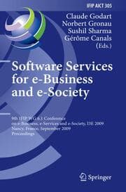 Cover von Software Services for e-Business and e-Society