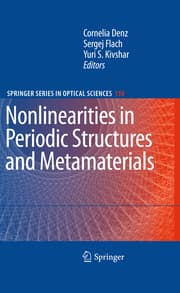 Cover von Nonlinearities in Periodic Structures and Metamaterials