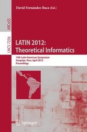 Cover von LATIN 2012: Theoretical Informatics