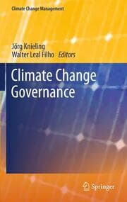 Cover von Climate Change Governance
